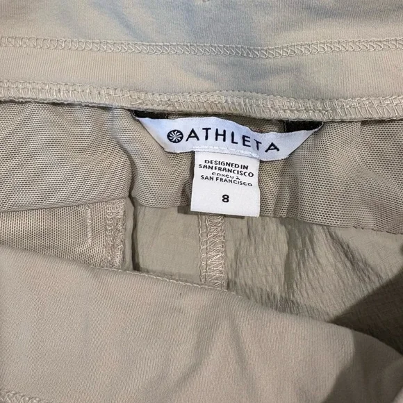 Athleta Trekkie Jogger Pants wheat 8 - Picture 7 of 7